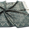 Dark Green Art Silk Dupatta Woven Paisley Soft Long Stole Scarf
