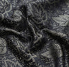 Long Stole Indian Art Silk Woven Banarasi Soft Dupatta Black