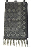 Long Stole Indian Art Silk Woven Banarasi Soft Dupatta Black