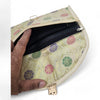 Cream Clutch Women's Purse Woven Zari Brocade Banarasi Fabric 5 Pocket Hand Bag