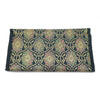 Green Clutch Women's Purse Woven Zari Brocade Banarasi Fabric 5 Pocket Hand Bag