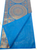 Turquoise Table Runner 72x16" Banarasi Silk Brocade Mandala Dining Decor Cloth