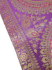 Magenta Banarasi Table Runner 72x16" Silk Brocade Mandala Dining Decor Cloth