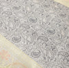 Banarasi Table Runner Indian Brown Silk Brocade Paisley Dining Decor Cloth Gift