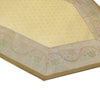 Light Gold Banarasi Table Runner Art Silk Brocade Dining Decor Indian Gift Cloth