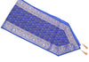 13 PC Blue Dining Table Runner Set Decor Banarasi Silk Brocade Paisley Gift