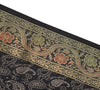 13 PC Black Dining Table Runner Set Decor Banarasi Silk Brocade Paisley Gift
