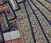 13 PC Black Multi Dining Table Runner Set Decor Banarasi Silk Brocade Paisley