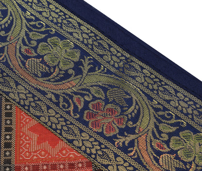 13 PC Black Multi Dining Table Runner Set Decor Banarasi Silk Brocade Paisley