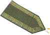 13 PC Green Dining Table Runner Set Decor Banarasi Silk Brocade Paisley Gift