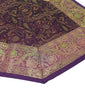 13 PC Wine Table Runner Dining Indian Banarasi Silk Brocade Paisley Decor Cloth