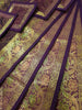 13 PC Wine Table Runner Dining Indian Banarasi Silk Brocade Paisley Decor Cloth