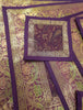 13 PC Wine Table Runner Dining Indian Banarasi Silk Brocade Paisley Decor Cloth