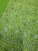 13 PC Indian Green Table Runner Dining Decor  Banarasi Silk Brocade Paisley Gift