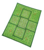 13 PC Indian Green Table Runner Dining Decor  Banarasi Silk Brocade Paisley Gift