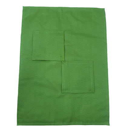 13 PC Indian Green Table Runner Dining Decor  Banarasi Silk Brocade Paisley Gift