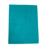 13 PC Aqua Green Banarasi Silk Table Runner – Indian Brocade Paisley Decor Gift