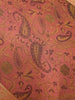 13 PC Coral Banarasi Silk Table Runner Indian Brocade Paisley Dining Decor Gift