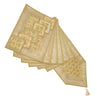 13 PC Banarasi Table Runner Dining Decor Silk Brocade Paisley Cloth Indian Gift