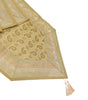 13 PC Banarasi Table Runner Dining Decor Silk Brocade Paisley Cloth Indian Gift