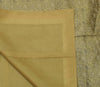 Rectangle Indian Banarasi Silk Woven Paisley Dining Table Top Cover Cloth Brown