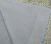 48 Square Indian Banarasi Silk Woven Paisley Dining Table Top Cover Cloth Gray