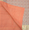 88"x48" Dining Table Top Cover Indian Banarasi Silk Woven Paisley Rust Cloth