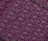 48 Inch Square Table Top Cover Purple Woven Zari Border Silk Brocade Cloth