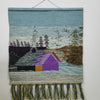 Jute & Wool Wall Hanging HandMade Indian Tapestry 3D Hut Tree Ice Decor