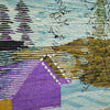 Jute & Wool Wall Hanging HandMade Indian Tapestry 3D Hut Tree Ice Decor