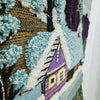 Jute & Wool Wall Hanging HandMade Indian Tapestry 3D Hut Tree Ice Decor