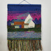 Jute & Wool Wall Hanging HandMade Indian Tapestry 3D Hut Tree Ice Decor