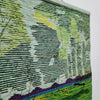 32x40" Wall Hanging for Decor Natural Green Garden 3D Jute Tapestry: Hand-Woven