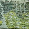 32x40" Wall Hanging for Decor Natural Green Garden 3D Jute Tapestry: Hand-Woven