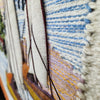 Jute & Wool Wall Hanging HandMade Indian Tapestry 3D Scenery Tree Boats & Nature
