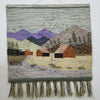 Jute & Wool Wall Hanging HandMade Indian Tapestry 3D Village Scenery Tree Nature