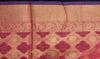 Dark Pink Banarasi Silk Dupatta Woven Zari Brocade Indian Long Stole Wrap Shawl