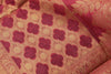 Dark Pink Banarasi Silk Dupatta Woven Zari Brocade Indian Long Stole Wrap Shawl