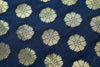 Blue Banarasi Silk Dupatta Woven Zari Brocade Indian Long Stole Wrap Shawl