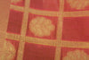 Dark Pink Banarasi Dupatta Floral Woven Zari Brocade Indian Long Stole Wrap Shaw