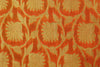 Rust Banarasi Dupatta Floral Woven Zari Brocade Indian Long Stole Wrap Shawl