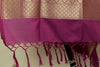 Dark Magenta Banarasi Silk Dupatta Woven Zari Brocade Indian Long Stole Wrap Sha
