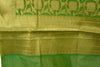 Green Banarasi Dupatta Floral Woven Zari Brocade Indian Long Stole Wrap Shawl