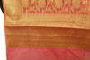 Pink Banarasi Dupatta Floral Woven Zari Brocade Indian Long Stole Wrap Shawl