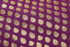 Purple Banarasi Dupatta Woven Zari Brocade Motifs Indian Long Stole Wrap Shawl