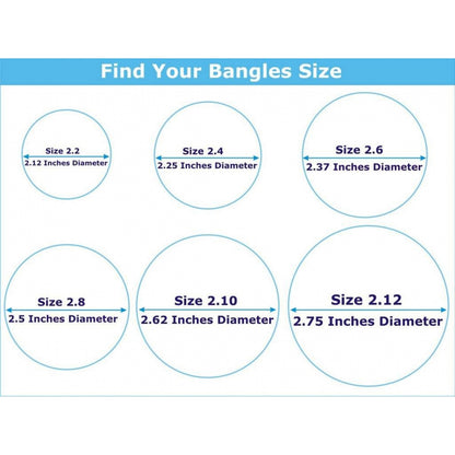 Costume Matching 24 Pc Indian Metal Bangles Bracelet Set in Size 2.8 Rust
