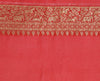 Pink Pure Khaddi Georgette Silk Banarasi Handloom Animal Border Woven Saree