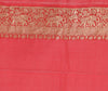 Blackish Blue Pure Khaddi Georgette Silk Banarasi Handloom Zari Woven Saree
