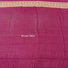 Peach & Purple Pure Khaddi Chiffon Silk Banarasi Handloom Premium Saree Fabric