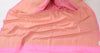Light Pink Pure Khaddi Georgette Silk Banarasi Handloom Skirt Border Saree Woven